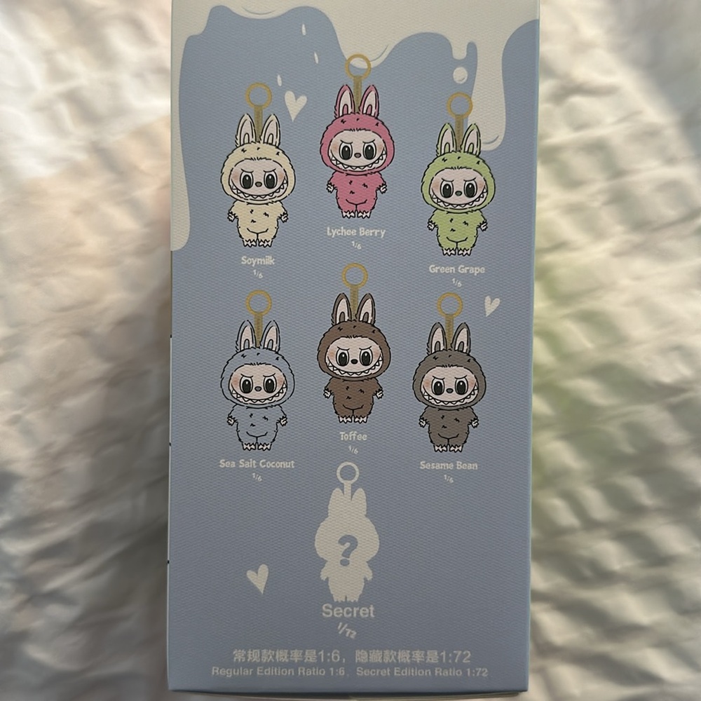 Authentic New Unopened popmart Labubu Exciting Macaron Vinyl Face - The Monsters - Picture 2 of 4